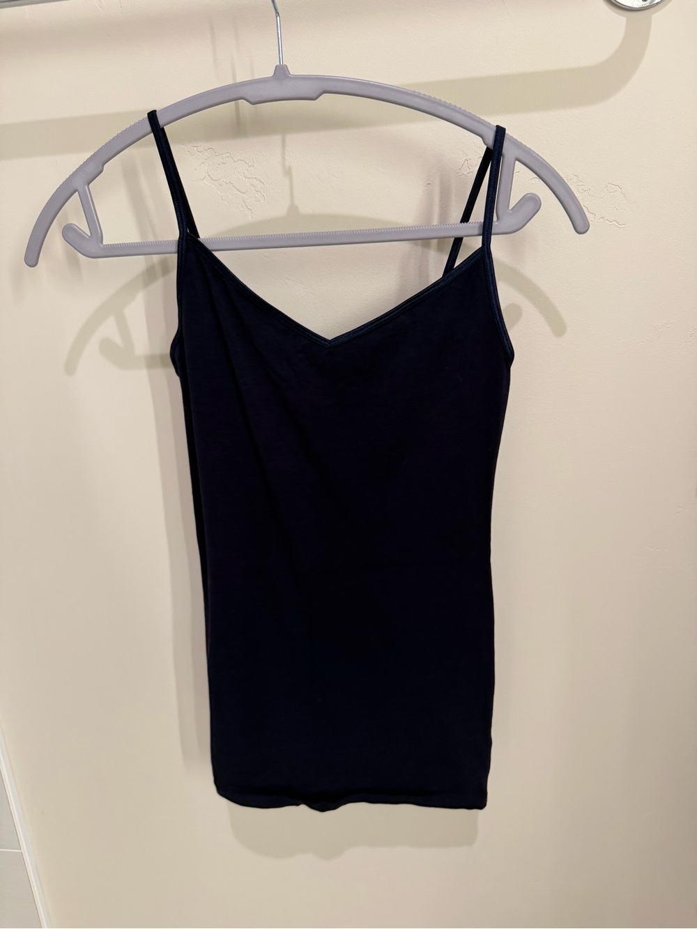 CAbi Navy V-Neck Spaghetti Strap Camisole